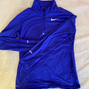 NIKE dry-fit quarter-zip pullover